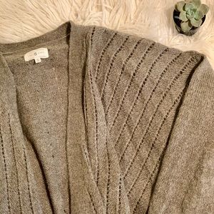 Gently Worn Olive Green Wool Blend Sweater
